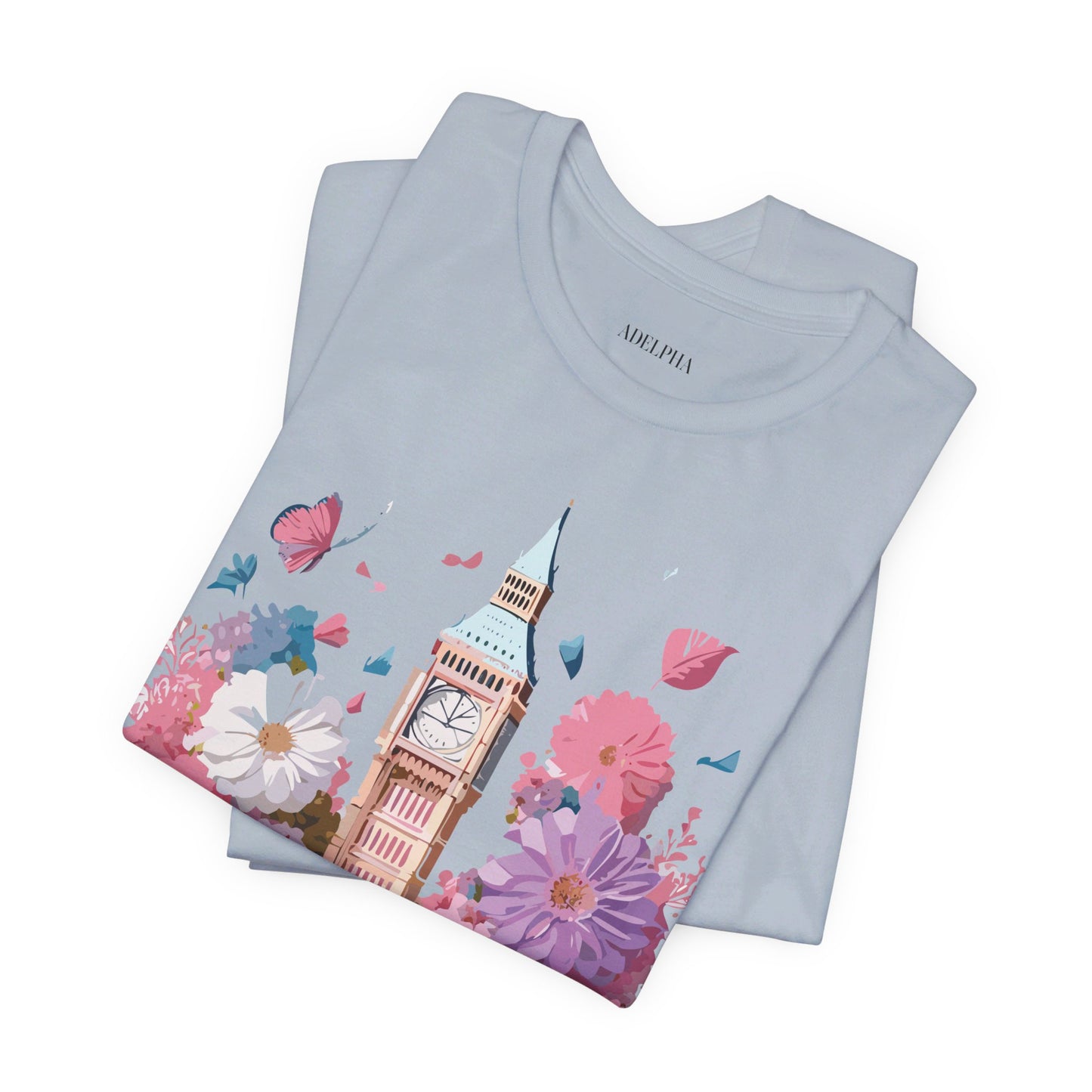 Natural Cotton Tee Shirt - Beautiful Places Collection - London