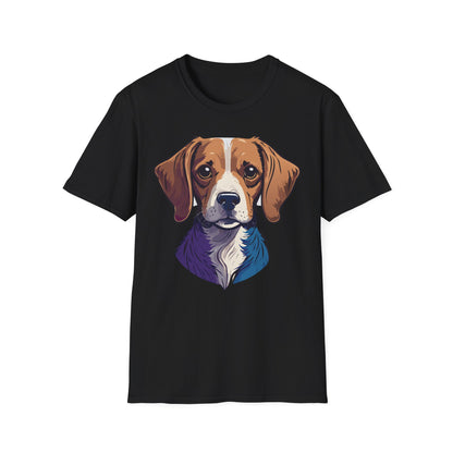 Dog Shirt Unisex Animal Print Tee Softstyle 100 Percent Cotton Gildan 64000
