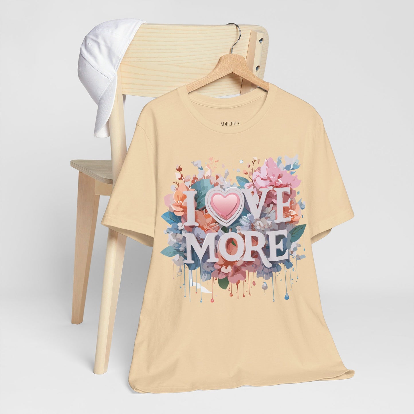 T-Shirt aus natürlicher Baumwolle – Love Story-Kollektion