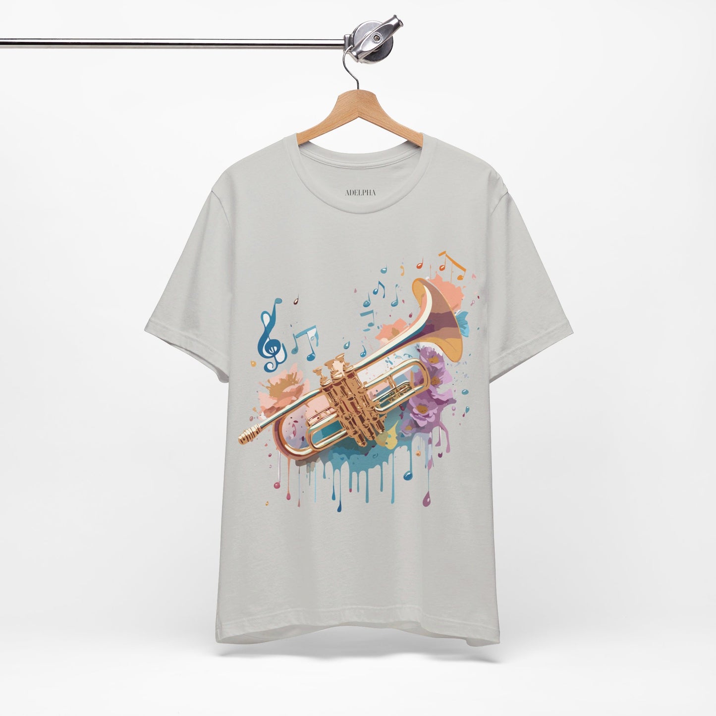 T-Shirt aus natürlicher Baumwolle – Musikkollektion