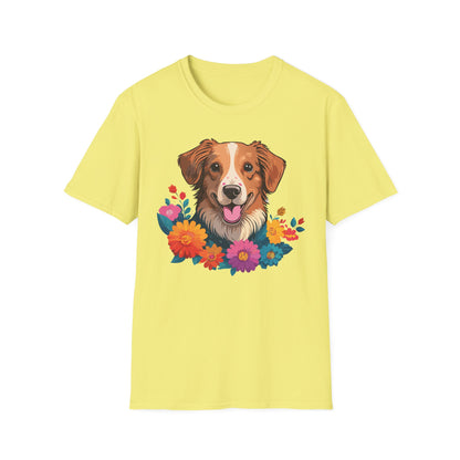 Dog Shirt Unisex Animal Tee Short Sleeve Gildan Softstyle 64000 Cotton Tee