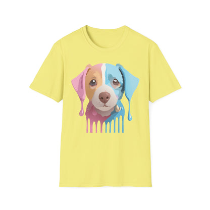 Unisex Dog Shirt Animal Tee Gildan Softstyle 64000 Cotton Tee