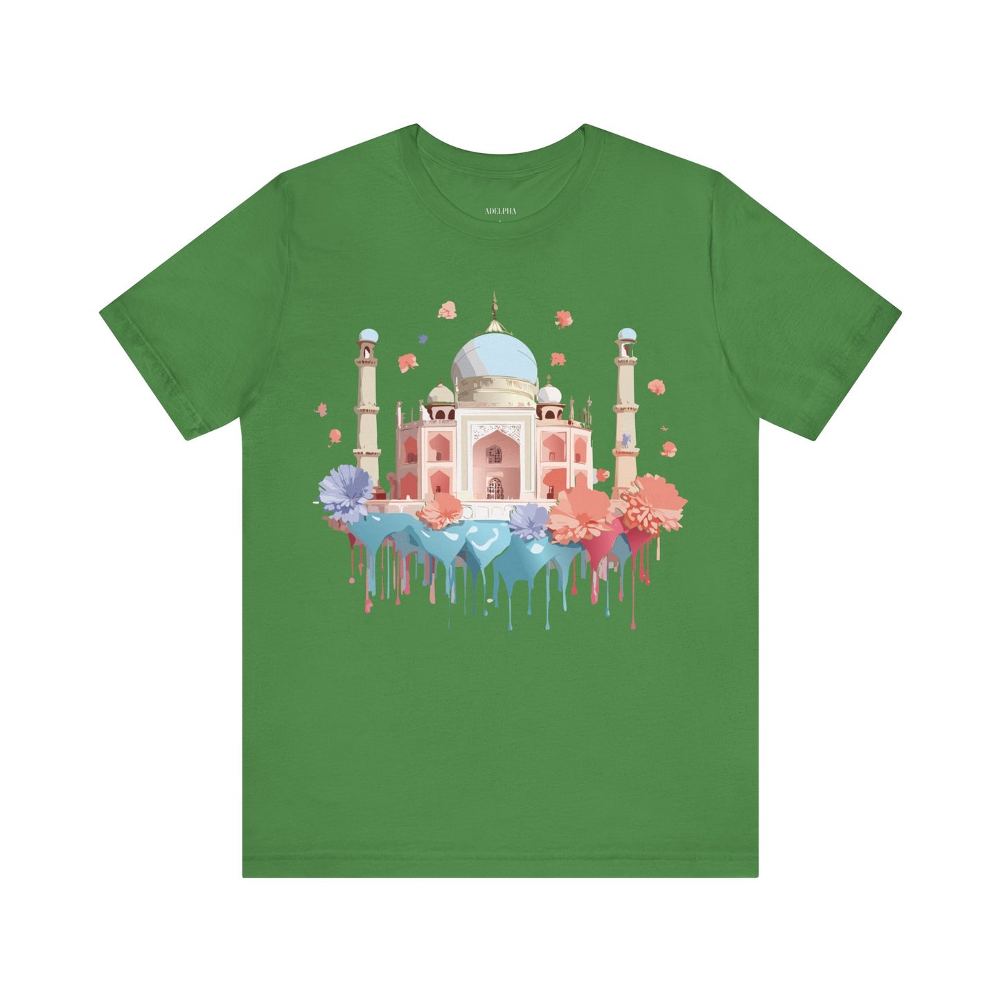 Natural Cotton Tee Shirt - Taj Mahal, India