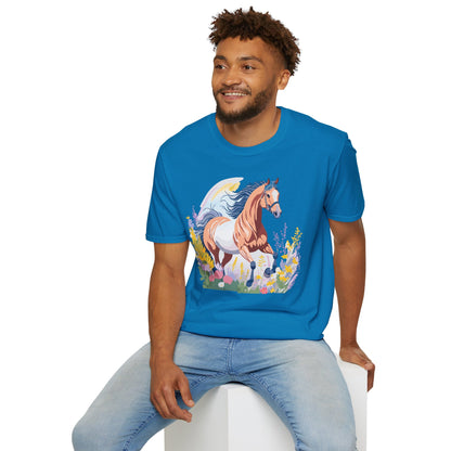 Horse Shirt Unisex Gildan Softstyle Tee 100 Ring Spun Cotton