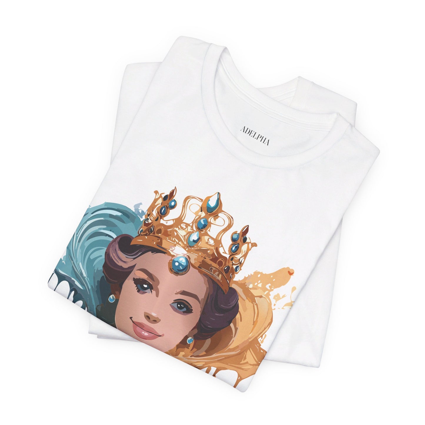 T-Shirt aus natürlicher Baumwolle – Queen Collection