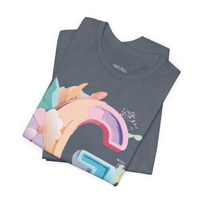 Natural Cotton Tee Shirt - Letters Collection - G Printify