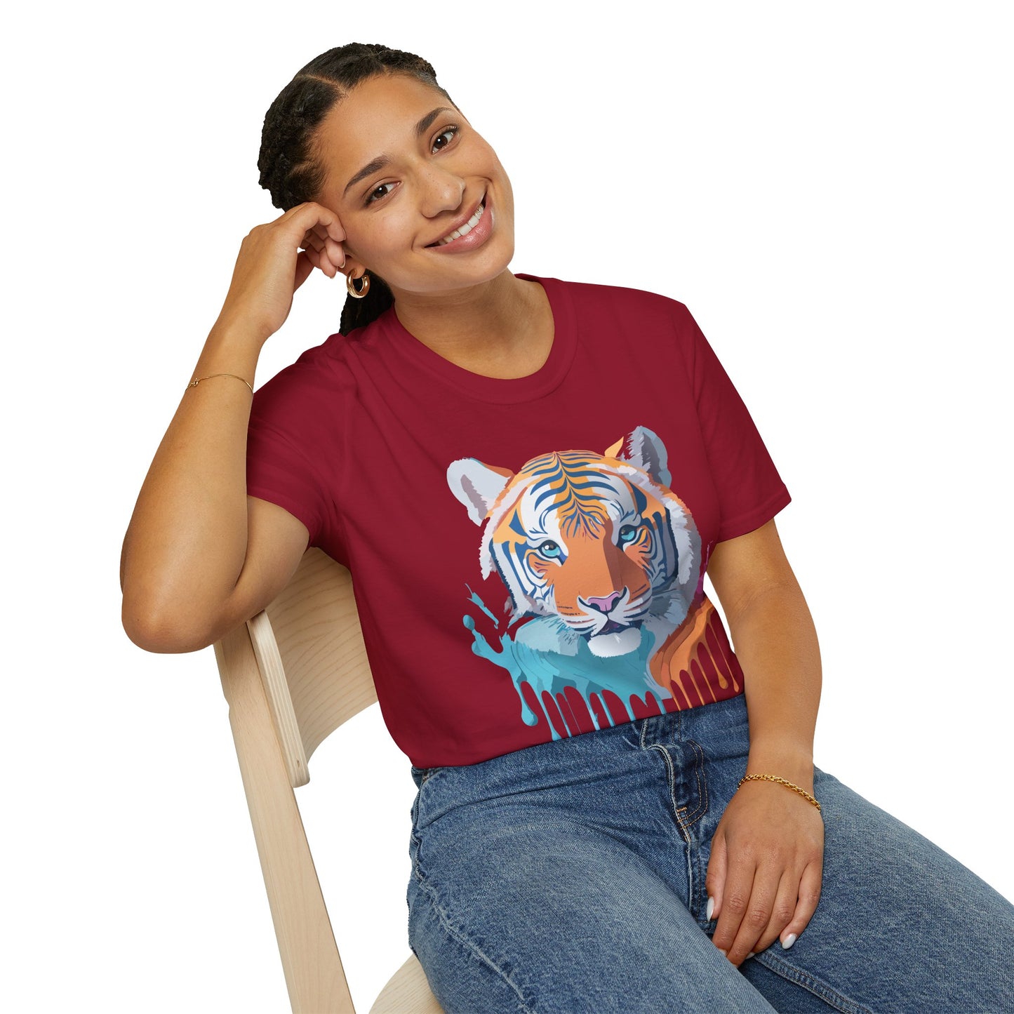 Tiger Shirt, Shirt with Tiger, Animal Tee, Shirt with Animals