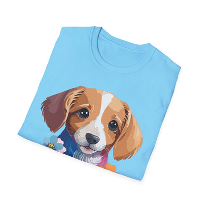 Unisex Dog Shirt Animal Graphic Tee Soft Cotton Gildan 64000