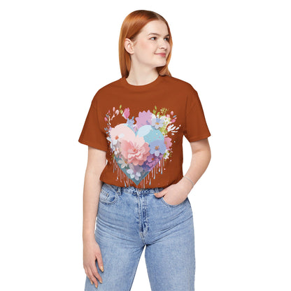 Natural Cotton Tee Shirt - Love Story Collection Printify