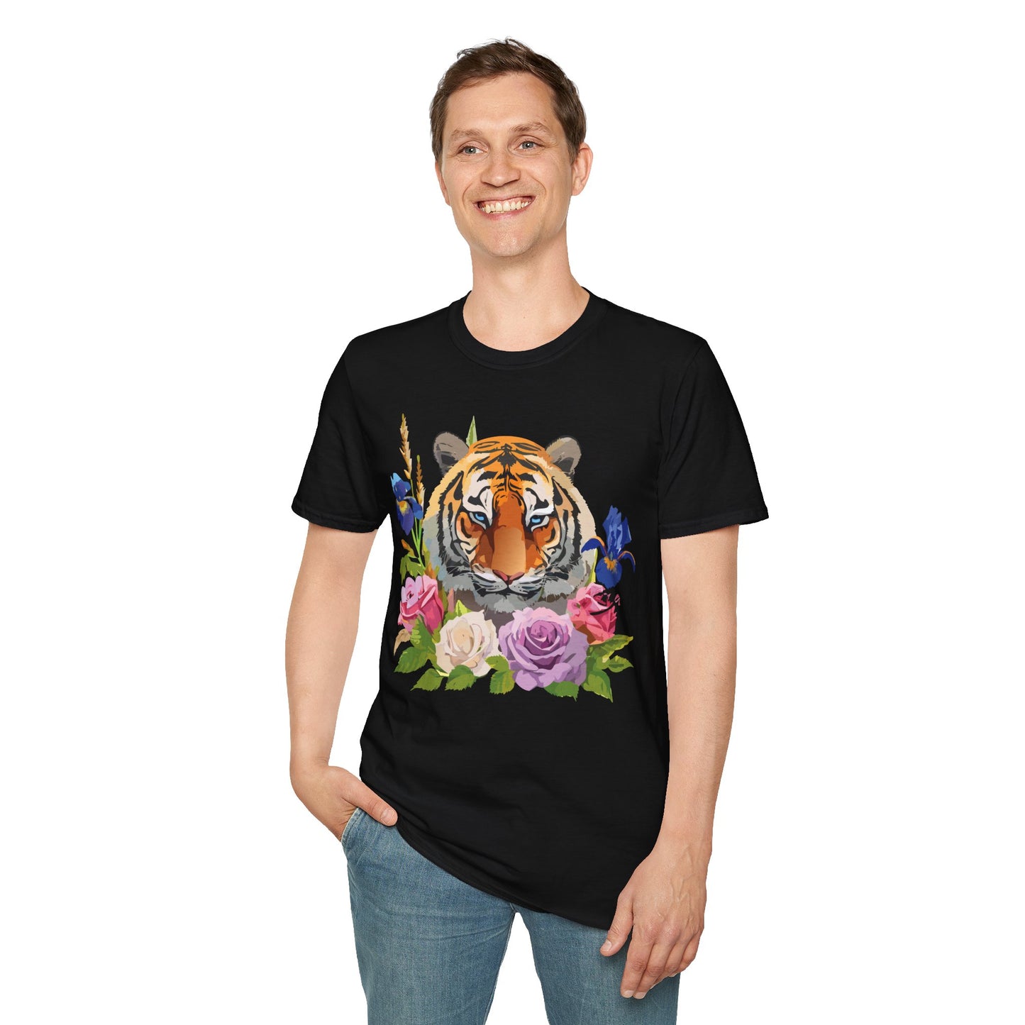 Tiger Shirt, Shirt with Tiger, Animal Tee, Shirt with Animals