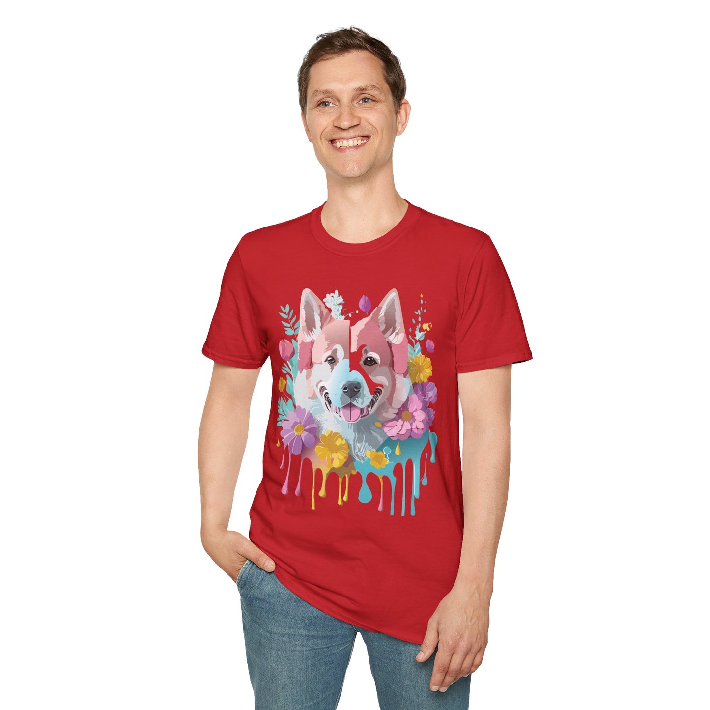 Dog Shirt, Shirt with Dog, Animal Tee, Shirt with Animals