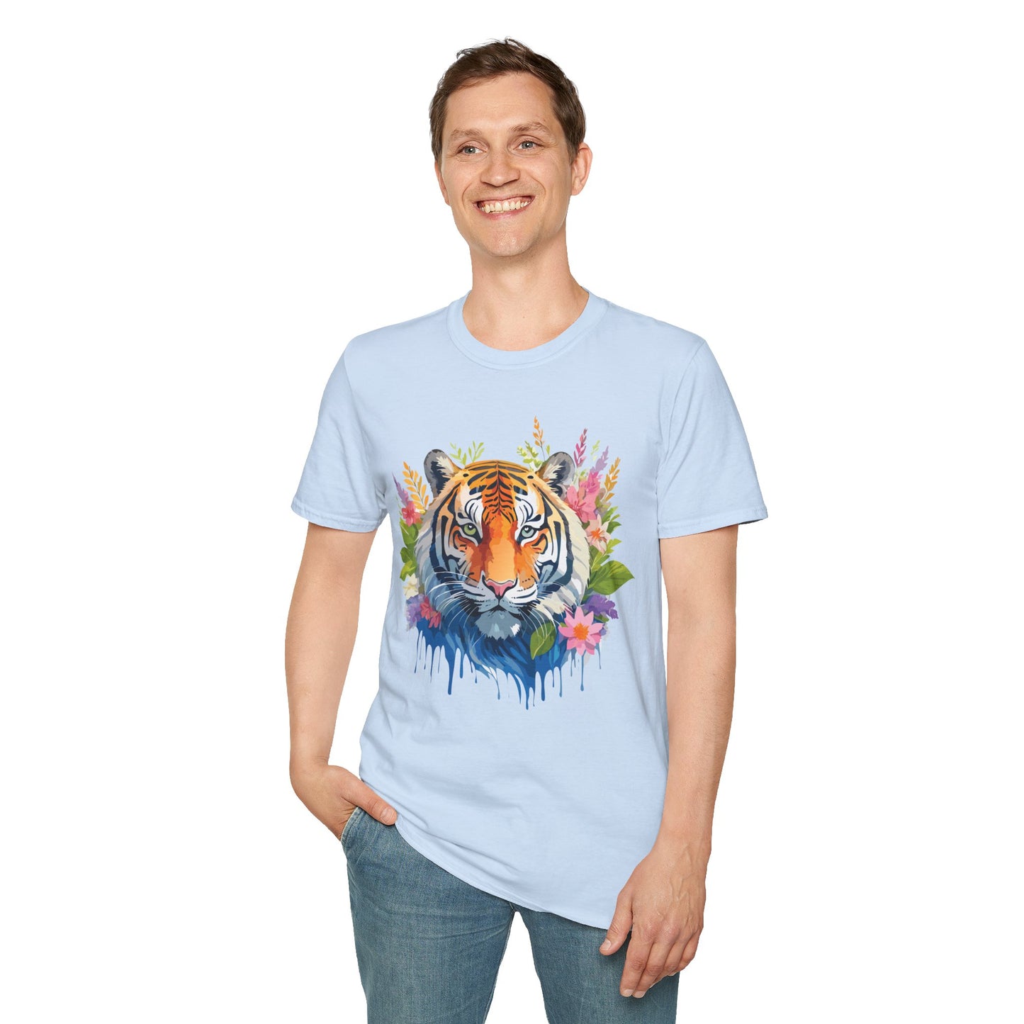 Tiger Shirt, Shirt with Tiger, Animal Tee, Shirt with Animals
