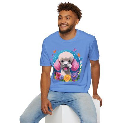 Dog Shirt With Animals Unisex Softstyle Tee 100 Percent Cotton Gildan 64000