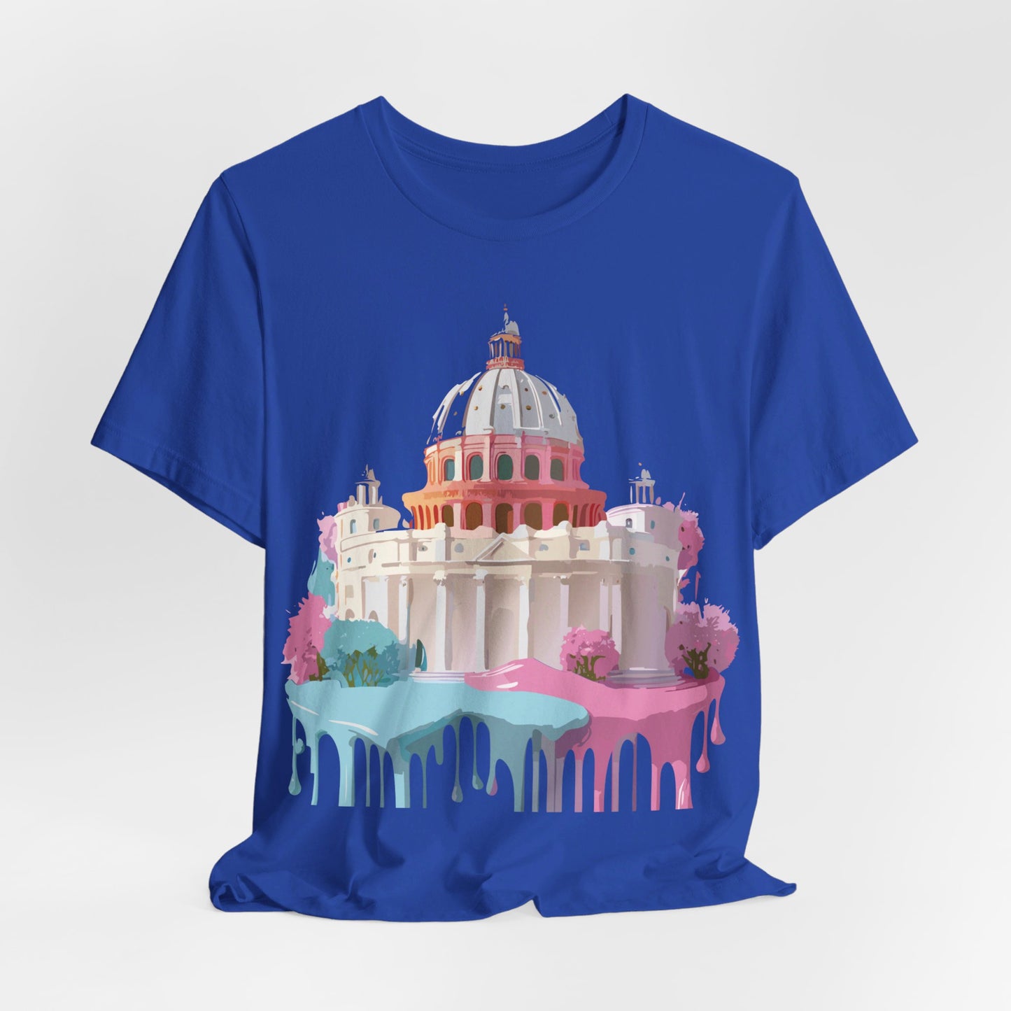 Natural Cotton Tee Shirt - Beautiful Places Collection - Rome