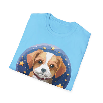 Unisex Dog Shirt Animal Print Tee Gildan Softstyle 64000 Cotton