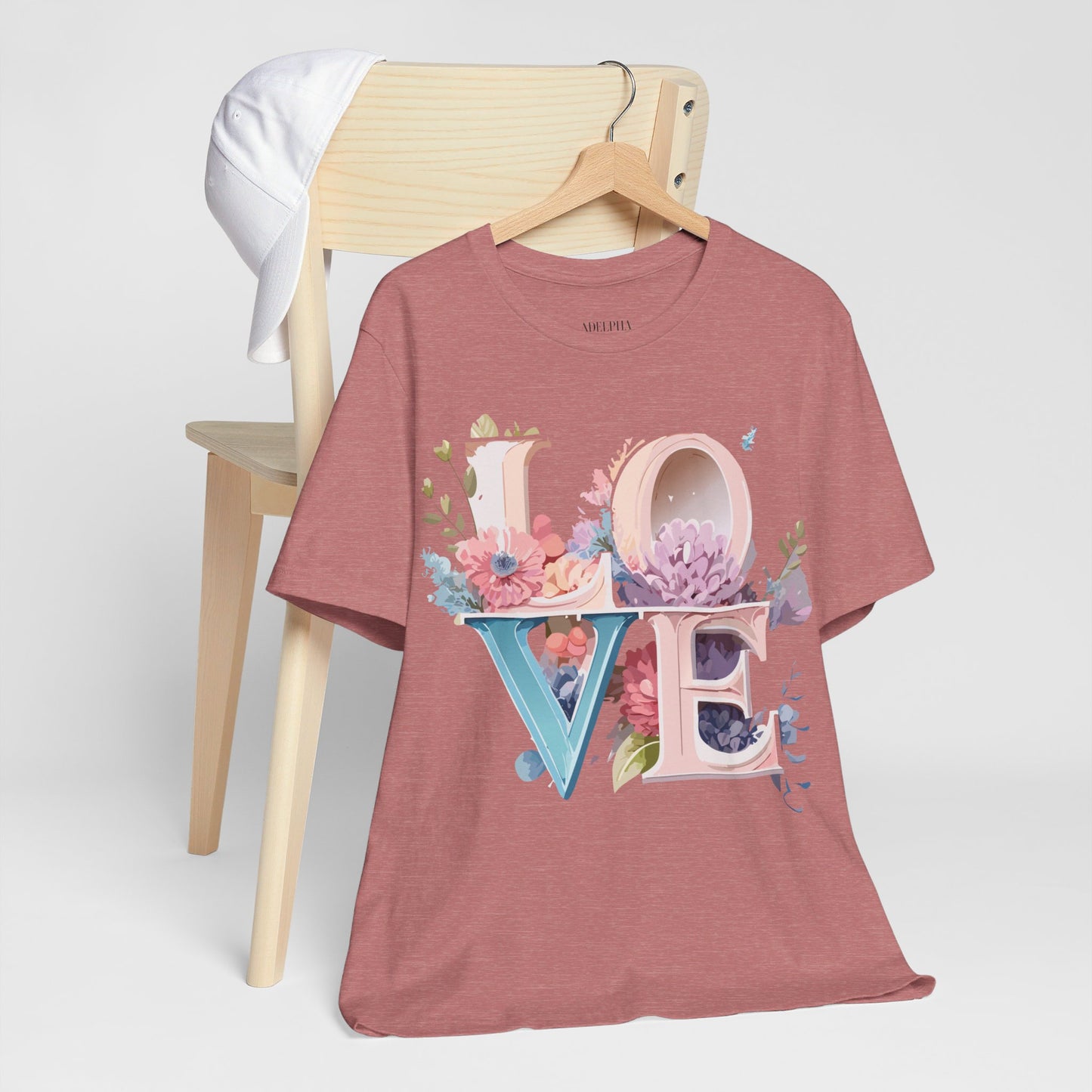 T-shirt en coton naturel - Collection Love story