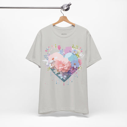 Natural Cotton Tee Shirt - Love story Collection Printify