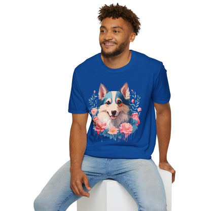 Dog Shirt Unisex Animal Tee Softstyle Cotton Lightweight Breathable
