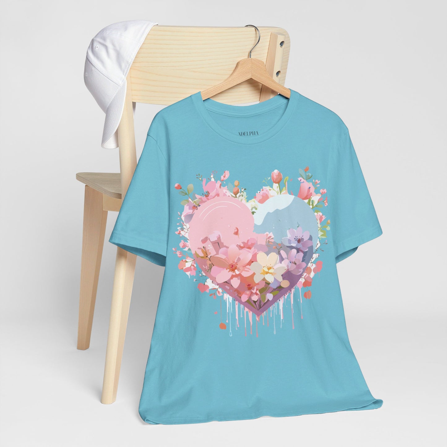 Natural Cotton Tee Shirt - Love story Collection