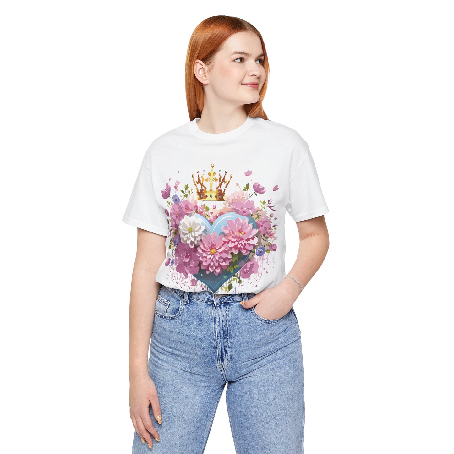 Natural Cotton Tee Shirt - Love story Collection