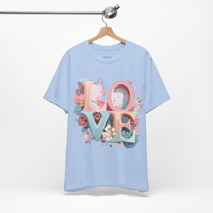 Natural Cotton Tee Shirt - Love story Collection Printify