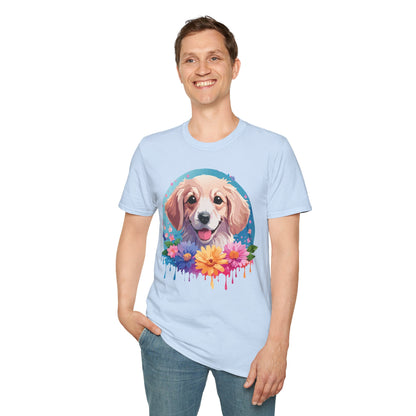 Unisex Dog Shirt Animal Tee Gildan Softstyle 64000 100 Percent Cotton
