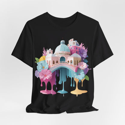 Natural Cotton Tee Shirt - Beautiful Places Collection - Venice Printify