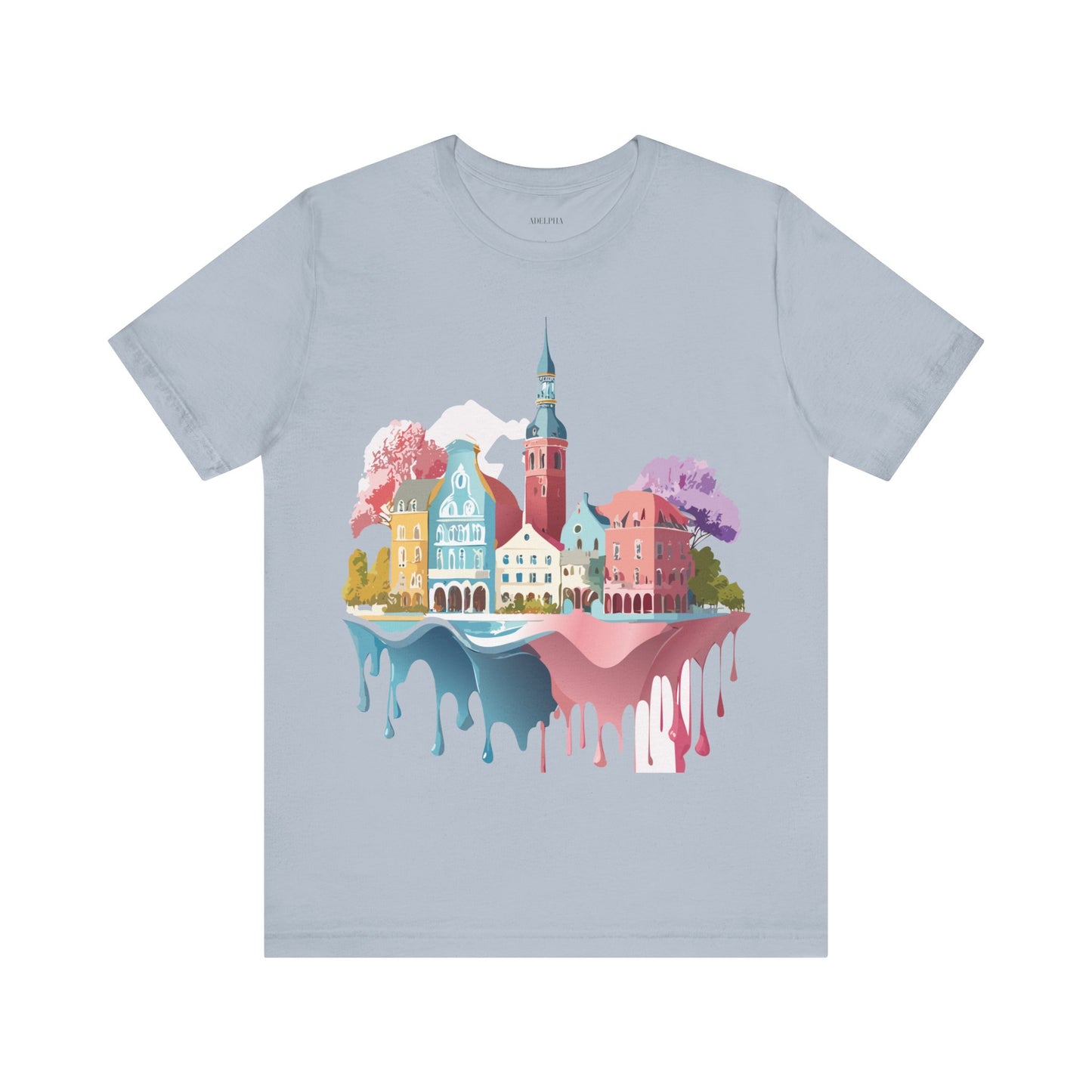 Natural Cotton Tee Shirt - Beautiful Places Collection - Warnemünde and Rostock - Germany