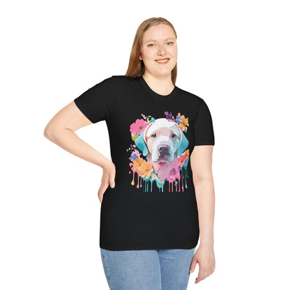 Dog Shirt Unisex Animal Tee Softstyle Gildan 64000 Short Sleeve Tee