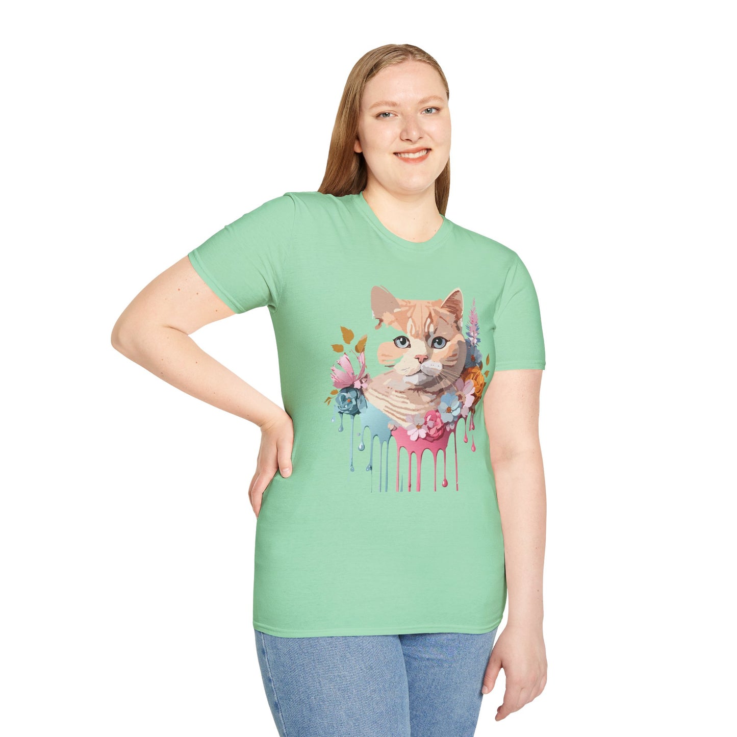 Cat Shirt, Shirt with Cat, Cats Tee, Kitten Tee