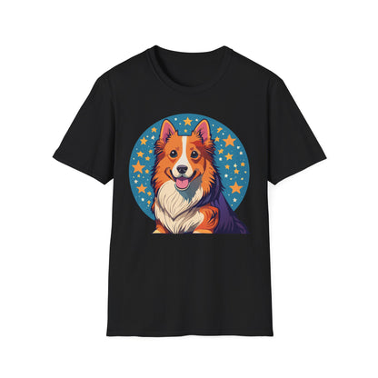 Unisex Dog Shirt Animal Print Tee Gildan Softstyle 64000 Tee