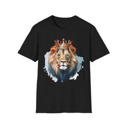 Lion Shirt Unisex Animal Tee Gildan Softstyle 64000 100 Percent Ring Spun Cotton