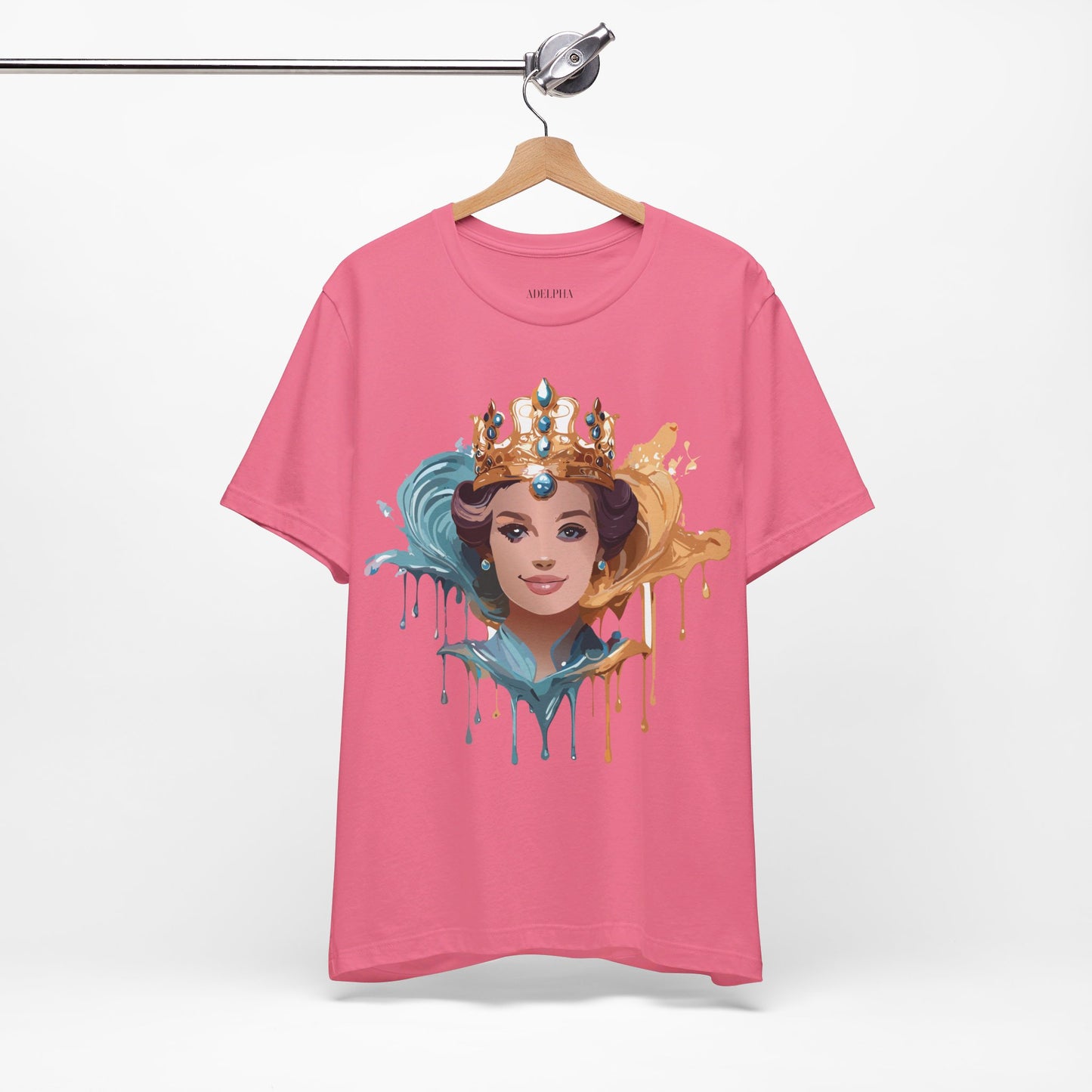 T-Shirt aus natürlicher Baumwolle – Queen Collection