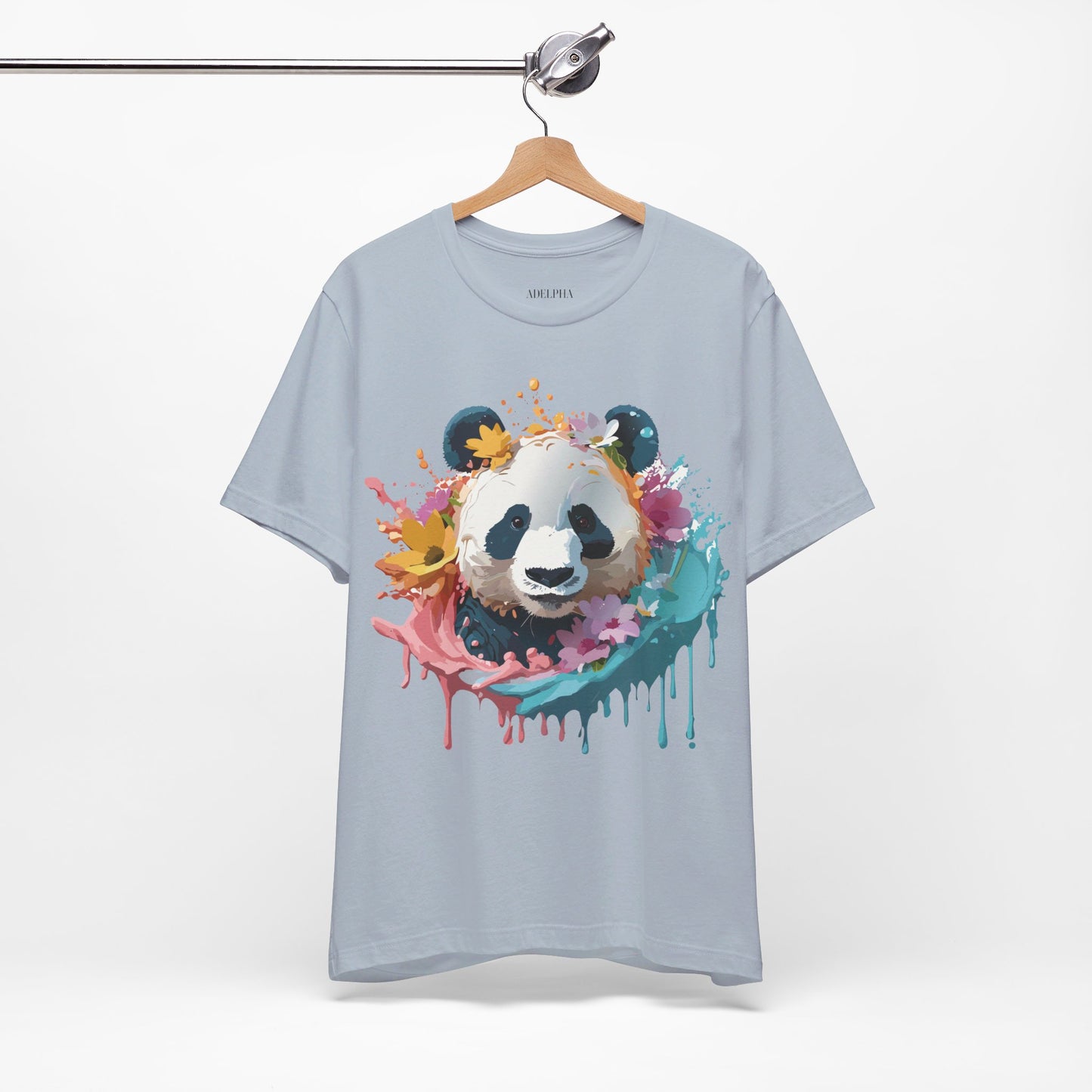 T-Shirt aus natürlicher Baumwolle mit Panda