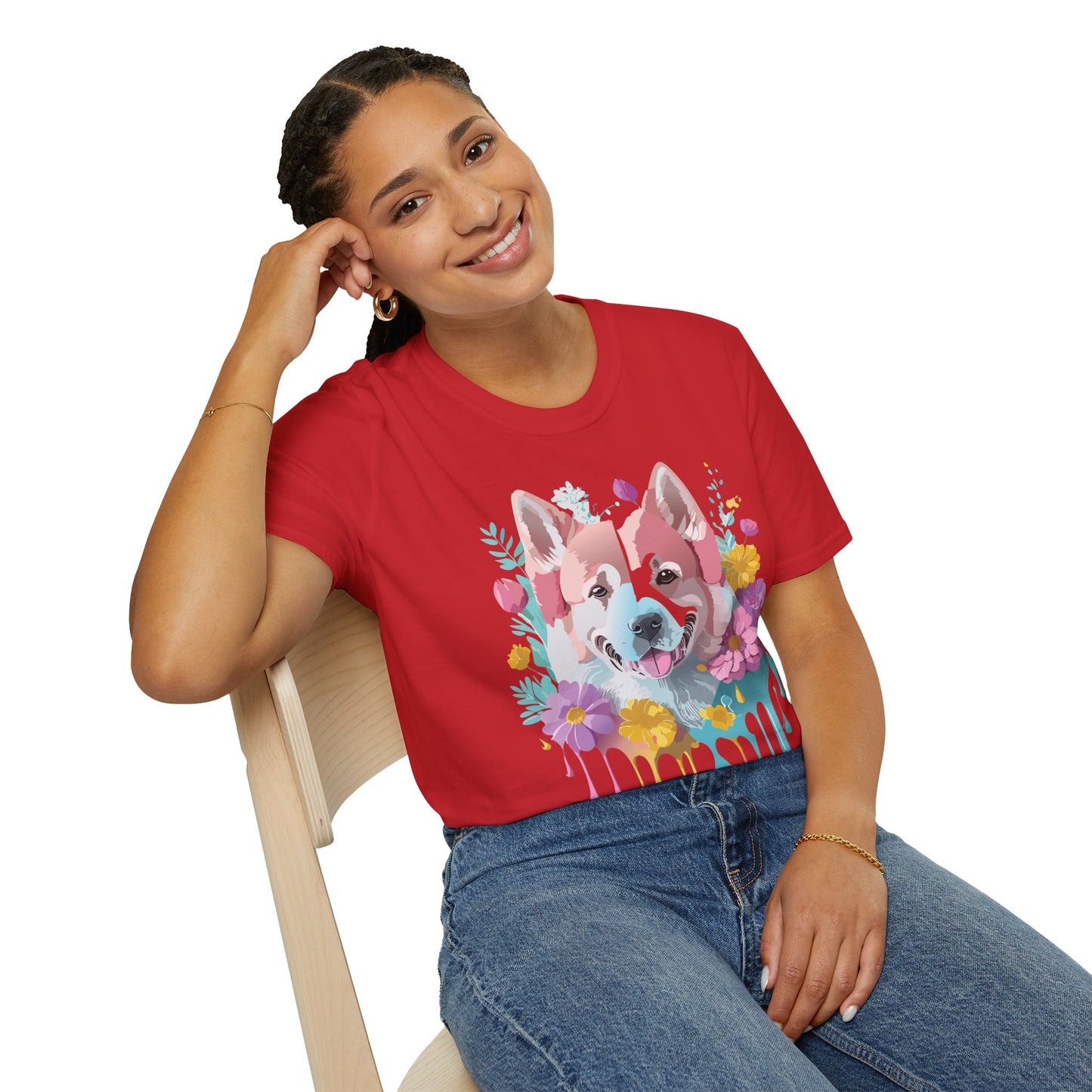 Dog Shirt, Shirt with Dog, Animal Tee, Shirt with Animals