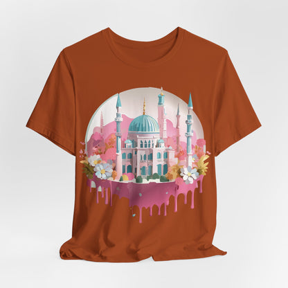 Natural Cotton Tee Shirt - Istanbul, Turkey Printify