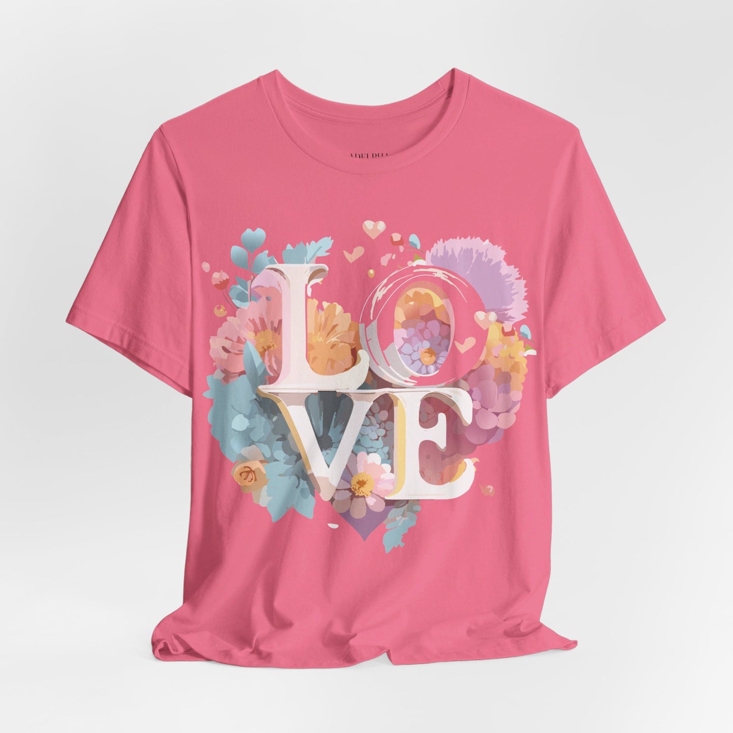 T-Shirt aus natürlicher Baumwolle – Love Story-Kollektion