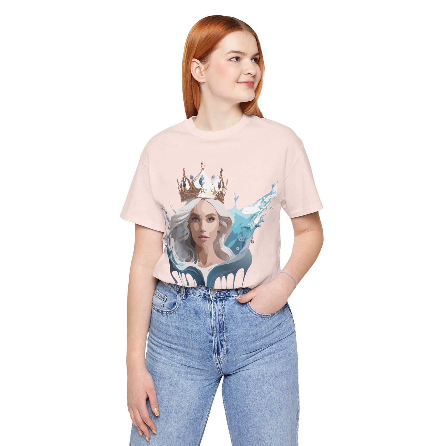 T-Shirt aus natürlicher Baumwolle – Queen Collection