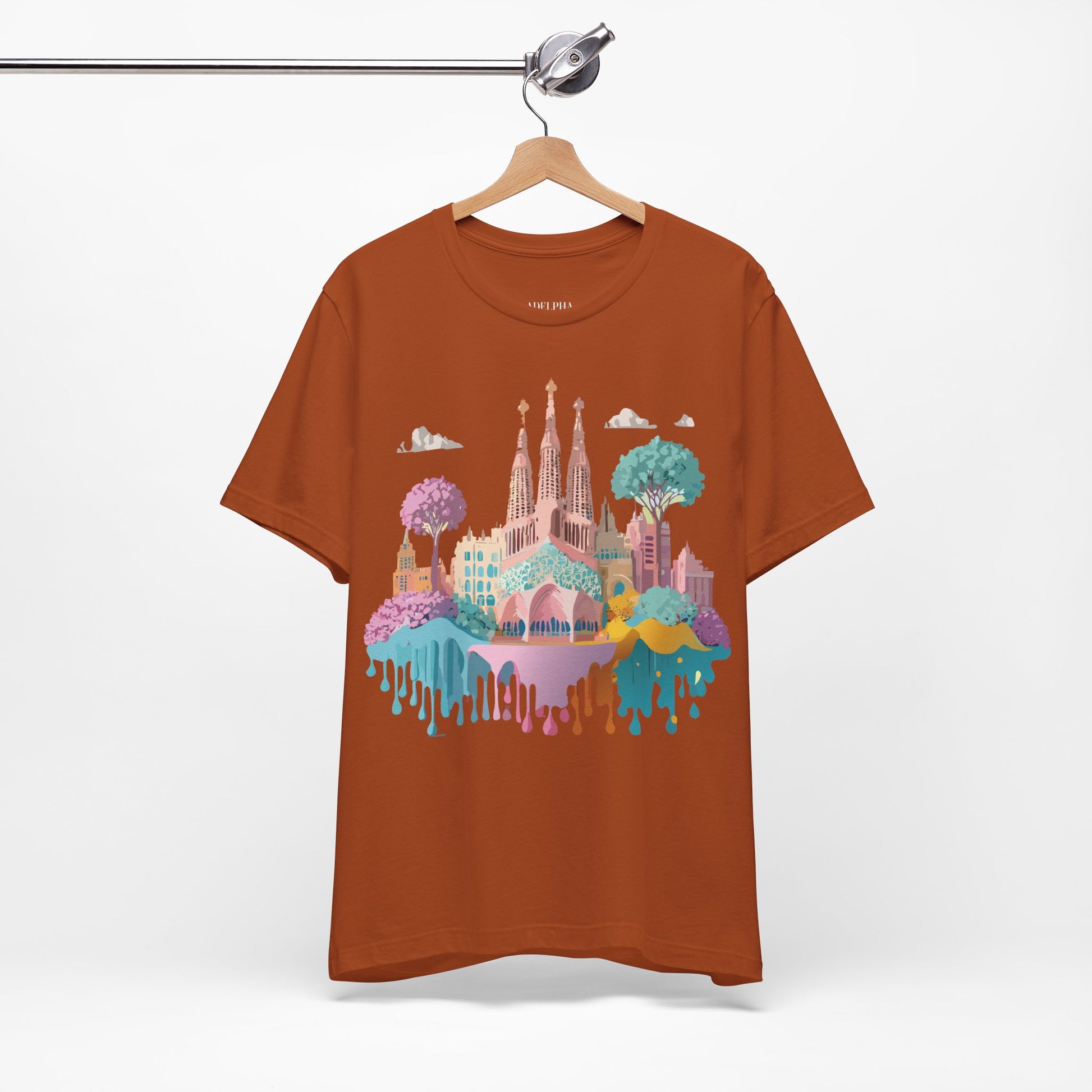 Tourist Shirt, Shirt with Barcelona - ADELPHA