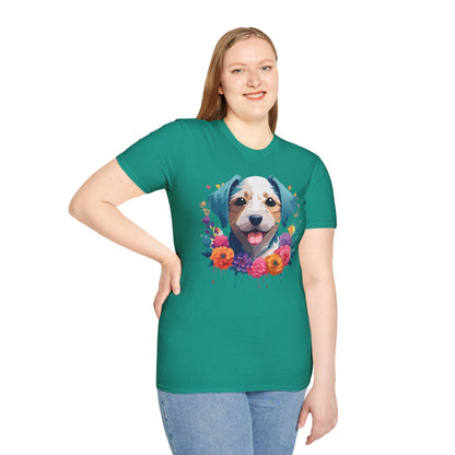 Dog Shirt Unisex Animal Tee Softstyle 64000 Gildan RingSpun Cotton