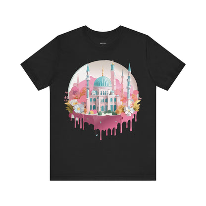 Natural Cotton Tee Shirt - Istanbul, Turkey Printify