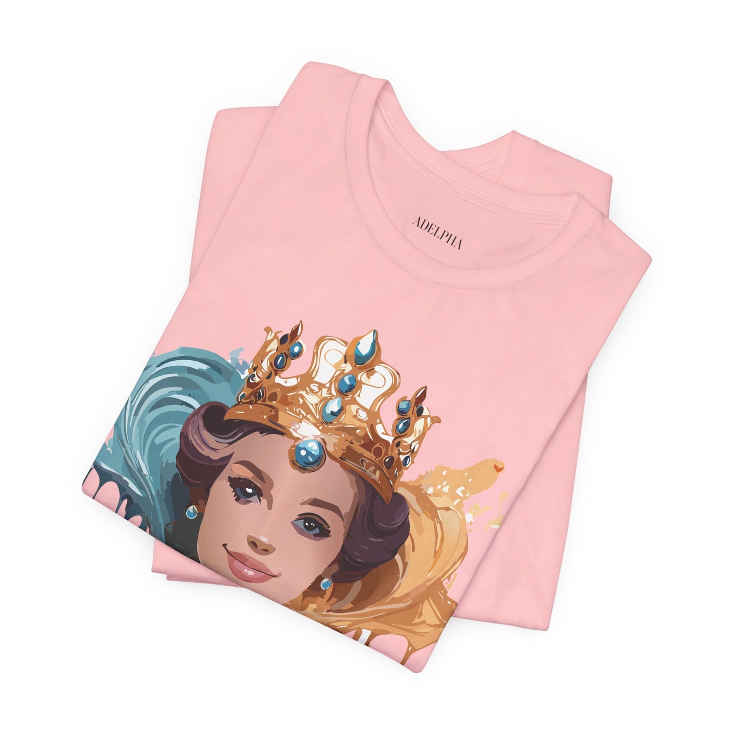 T-Shirt aus natürlicher Baumwolle – Queen Collection