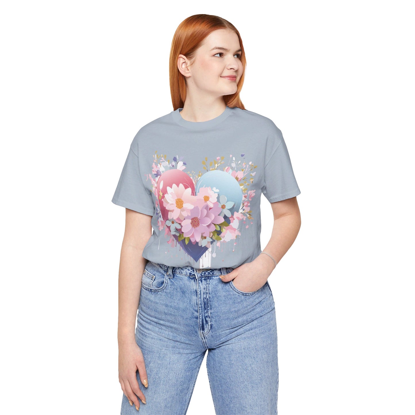 Natural Cotton Tee Shirt - Love story Collection