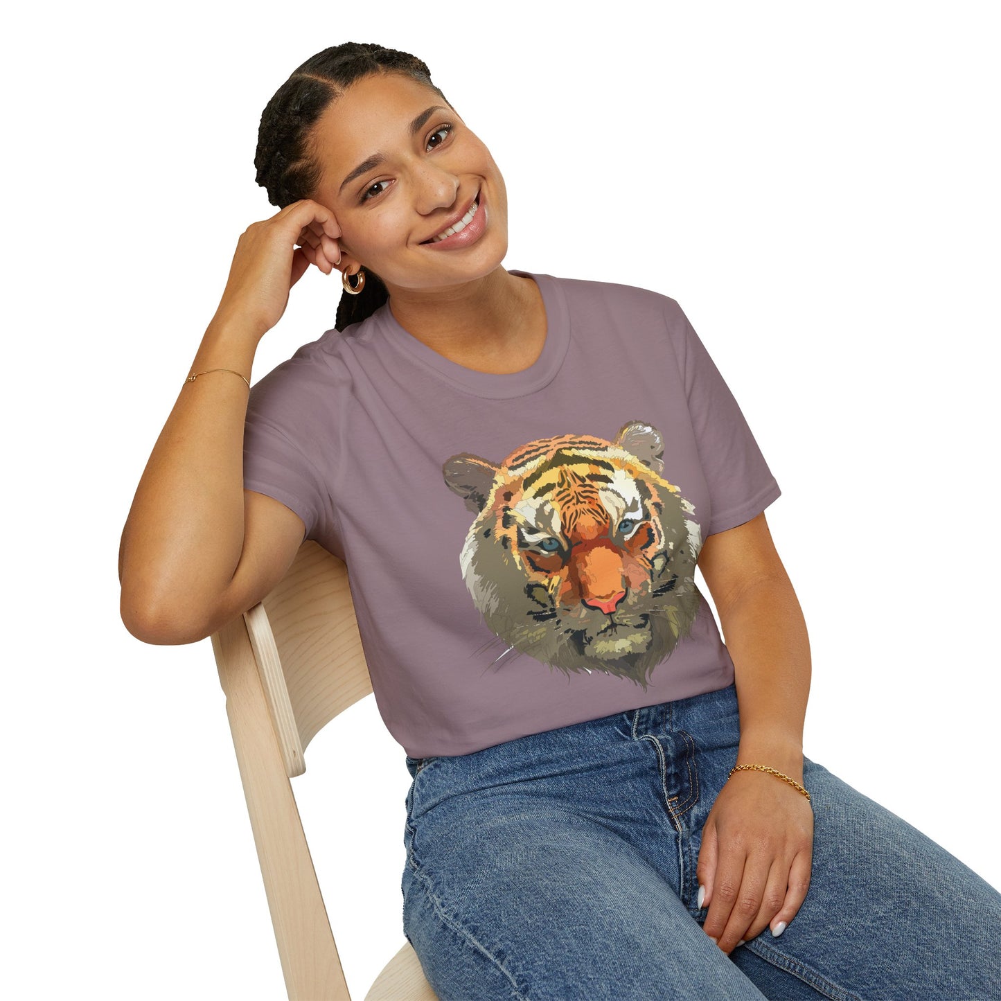 Tiger Shirt, Shirt with Tiger, Animal Tee, Shirt with Animals