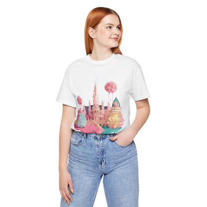 Natural Cotton Tee Shirt - Beautiful Places Collection - Vienna Printify