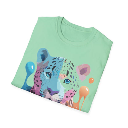 Unisex Cheetah Shirt Gildan Softstyle 64000 Short Sleeve Tee