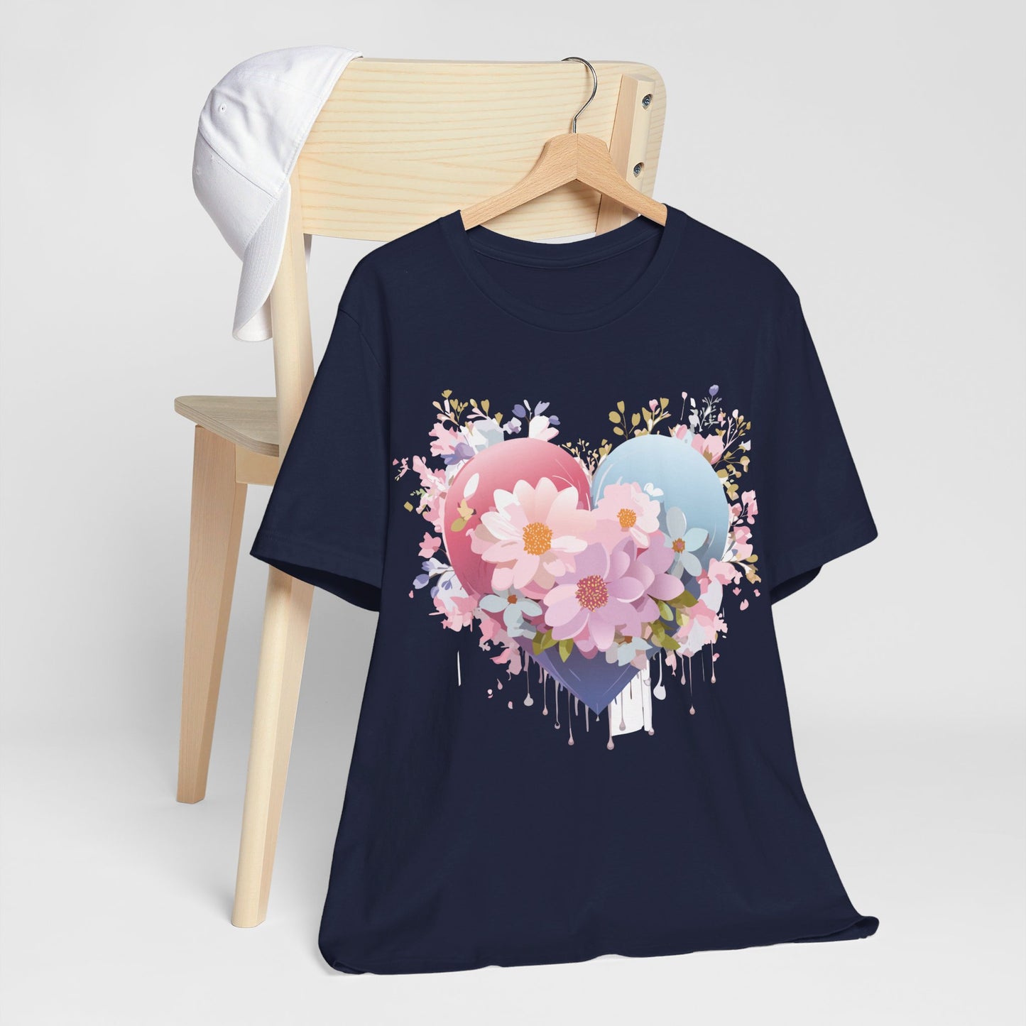 T-shirt en coton naturel - Collection Love Story