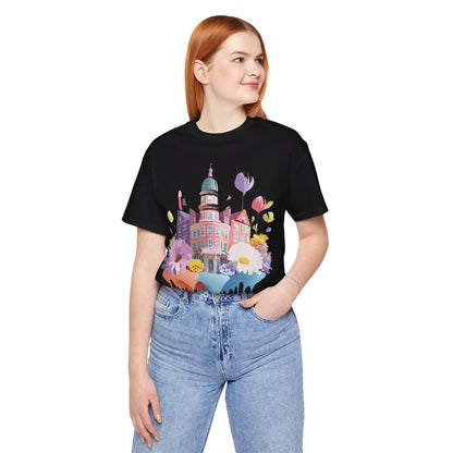Natural Cotton Tee Shirt - Beautiful Places Collection - Amsterdam Printify
