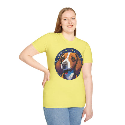 Dog Shirt Unisex Animal Tee Gildan Softstyle 64000 Short Sleeve