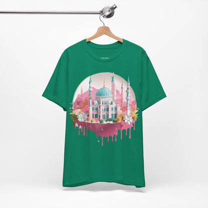 Natural Cotton Tee Shirt - Istanbul, Turkey Printify